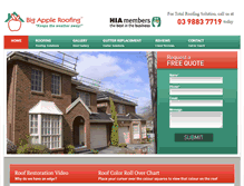 Tablet Screenshot of bigappleroofing.com.au